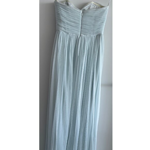 Ever New Melbourne Maxi Strapless Baby Blue Dress Sz 4 - Picture 3 of 11
